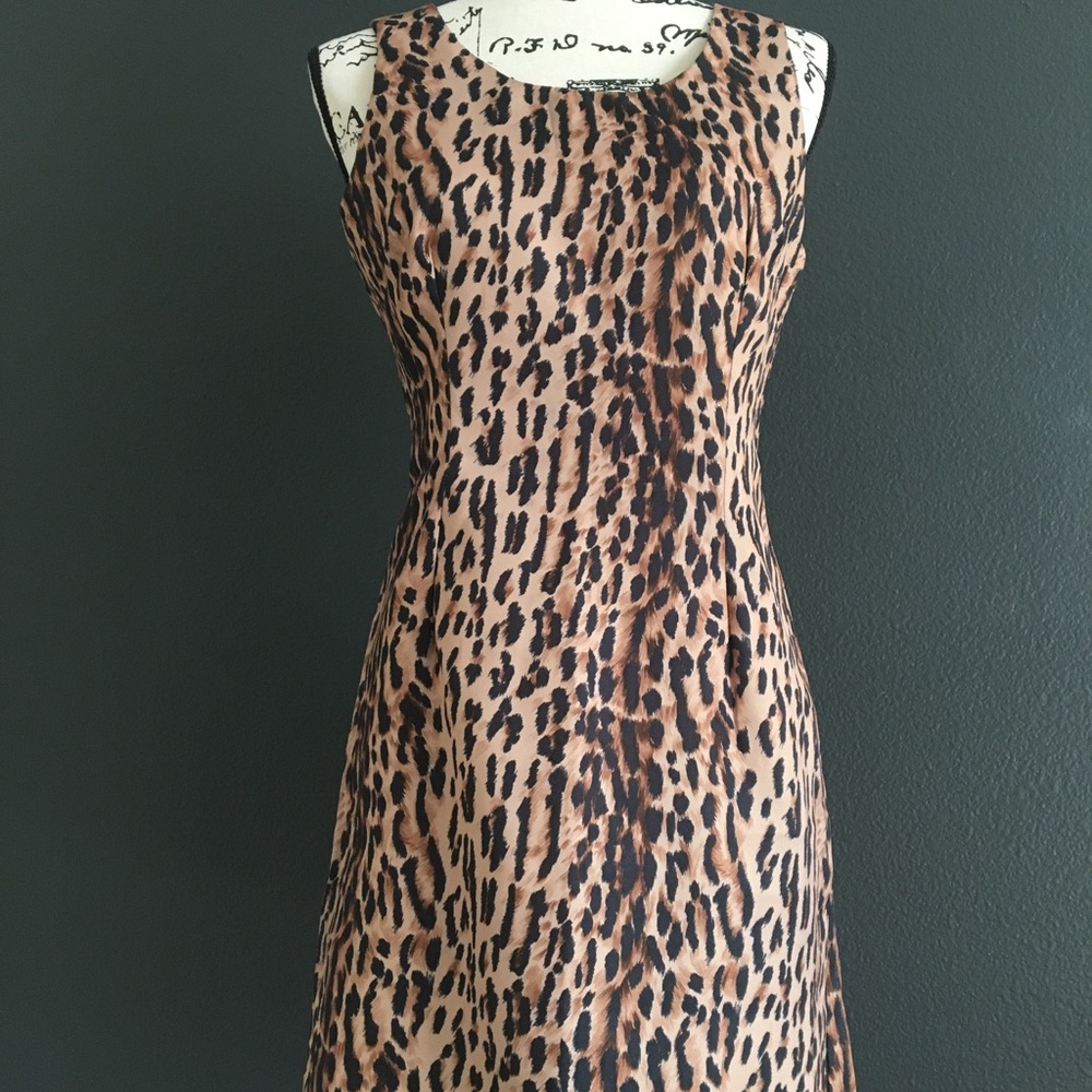 Leopard print dress